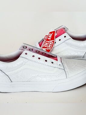 Vans Kid Old Skool (Giraffe) True White size 2.5 - New